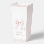 Ballotins Baby shower rose Bow Ballotin Popcorn (Recto)