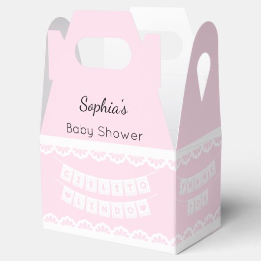 Ballotins Baby shower rose Cielito Lindo (Ouvert)