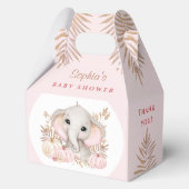 Ballotins Baby shower rose de la chatte Moyenne Gable (Recto)