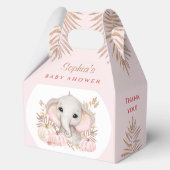 Ballotins Baby shower rose de la chatte Moyenne Gable (Verso)