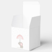 Ballotins Baby shower rose éléphant bébé (Ouvert)