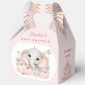 Ballotins Baby shower rose Fille Chute Grand Gable (Verso)