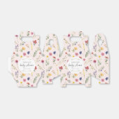 Ballotins Baby shower rose fleuri Fleur sauvage (Déplié)