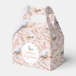 Ballotins Baby shower rose floral de printemps fille