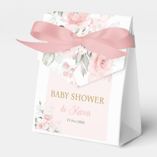 Ballotins Baby shower rose Floral espagnol
