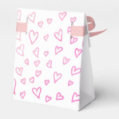 Ballotins Baby shower rose Rocse Party boîte de préférence (Arrière)