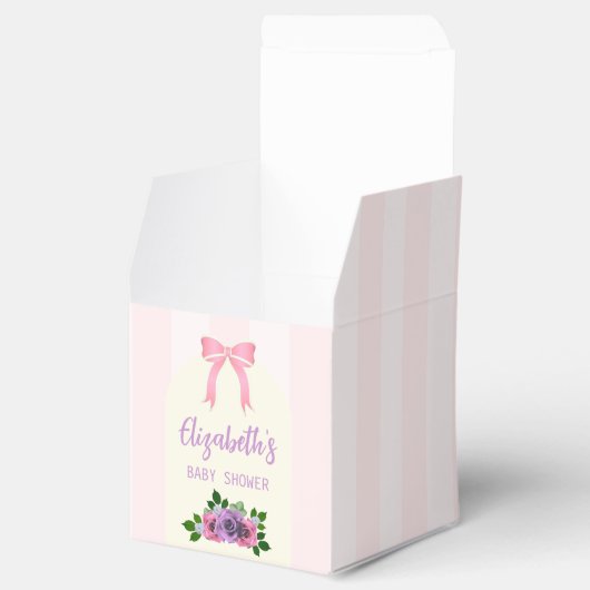 Ballotins Baby shower rose Rose (Ouvert)