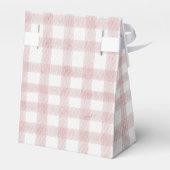 Ballotins Baby shower ruban à arc rose mou (Arrière)