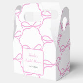 Ballotins Baby Shower Ruban Rose (Ouvert)