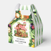 Ballotins Baby shower simple de l'agriculteur de la pomme de (Verso)