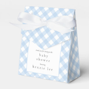 Ballotins Baby shower simple et moderne avec plan bleu