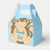 Ballotins Baby shower singe bleu (Arrière)