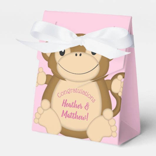 Ballotins Baby shower singe rose (Verso)