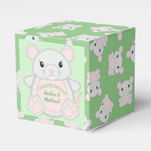 Ballotins Baby shower souris souris vert