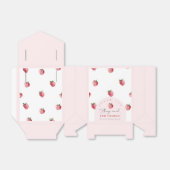 Ballotins Baby shower sucré aux fraises (Déplié)