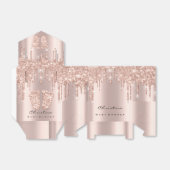 Ballotins Baby shower Sweet Driets Rose Parties scintillant (Déplié)