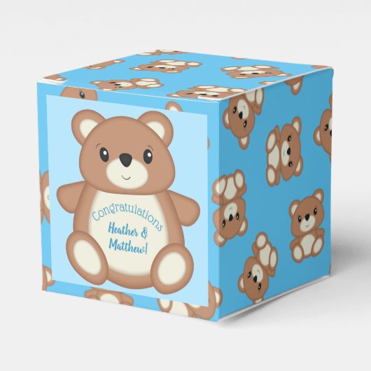 Ballotins Baby shower Teddy Bear (Verso)