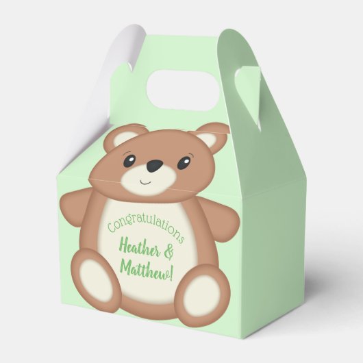 Ballotins Baby shower Teddy Bear (Verso)