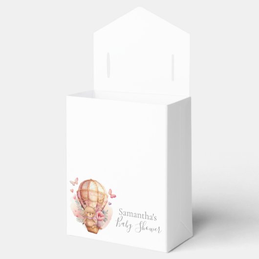 Ballotins Baby shower Teddy Hot Air Balloon Nous Attendons P (Ouvert)