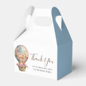 Ballotins BABY SHOWER Teddy Hot Air Bleu (Arrière)