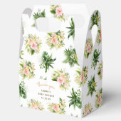 Ballotins Baby shower tropical Merci floral (Ouvert)