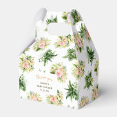 Ballotins Baby shower tropical Merci floral (Verso)