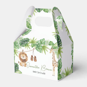 Ballotins Baby shower tropical Safari Jungle Animaux