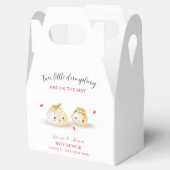 Ballotins Baby shower Twin Cute Dumpling Champignons (Ouvert)