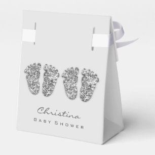 Ballotins Baby shower Twins pieds Drivers Parties scintillan