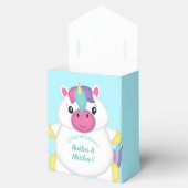 Ballotins Baby shower Unicorn Turquoise (Ouvert)
