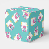 Ballotins Baby shower Unicorn Turquoise (Arrière)