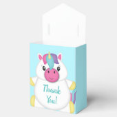 Ballotins Baby shower Unicorn Turquoise (Ouvert)