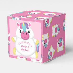 Ballotins Baby shower Unicorne rose