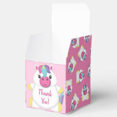 Ballotins Baby shower Unicorne rose (Ouvert)