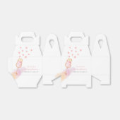 Ballotins Baby shower Valentines de Champagne Roses (Déplié)