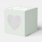 Ballotins Baby shower Verdure Élégante aquarelle Foliage (Verso)