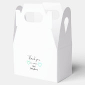 Ballotins baby shower vert bleu pastel minimaliste modifiabl (Ouvert)