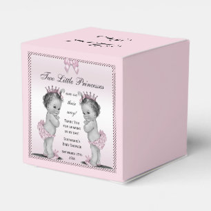 Ballotins Baby shower Vintage Princess Twins personnalisé