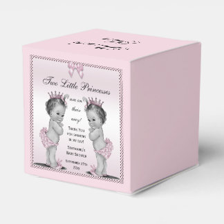 Ballotins Baby shower Vintage Princess Twins personnalisé
