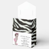 Ballotins Baby shower vintage Princesse Zebra (Ouvert)