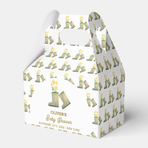 Ballotins Baby shower Whimsical De Bottes Florales Cultivées