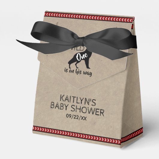 Ballotins Baby shower Wild One Boys (Verso)