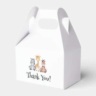 Ballotins Baby shower Wild Safari Animaux Ballotin