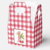 Ballotins Baby's Cherry First Red Gingham Birthday (Ouvert)