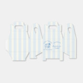 Ballotins Bachelorette Côtière Moderne Cocktail Party Blue (Déplié)