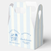 Ballotins Bachelorette Côtière Moderne Cocktail Party Blue (Ouvert)