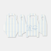 Ballotins Bachelorette Côtière Moderne Cocktail Party Blue (Déplié)