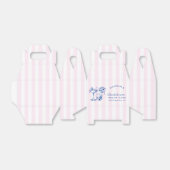 Ballotins Bachelorette Retro Disco Cocktail Bleu & Rose (Déplié)