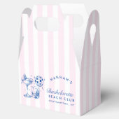 Ballotins Bachelorette Retro Disco Cocktail Bleu & Rose (Ouvert)