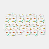 Ballotins Bachelorette Wiener et Dachshund Boîte à thème (Déplié)